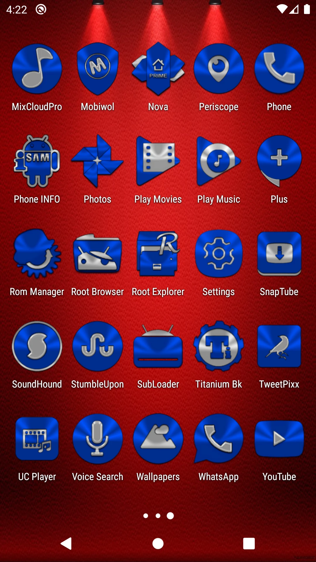 Blue Icon Pack screenshot