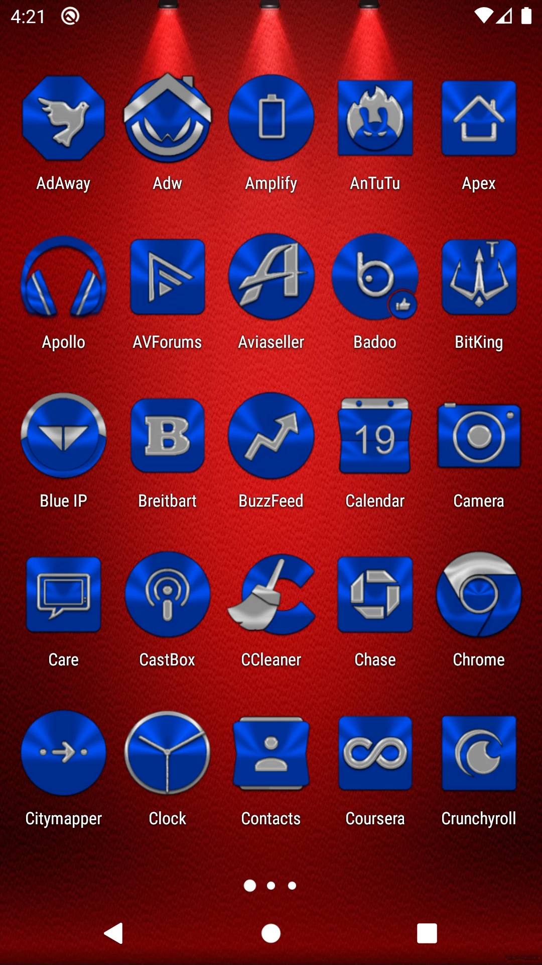 Blue Icon Pack screenshot