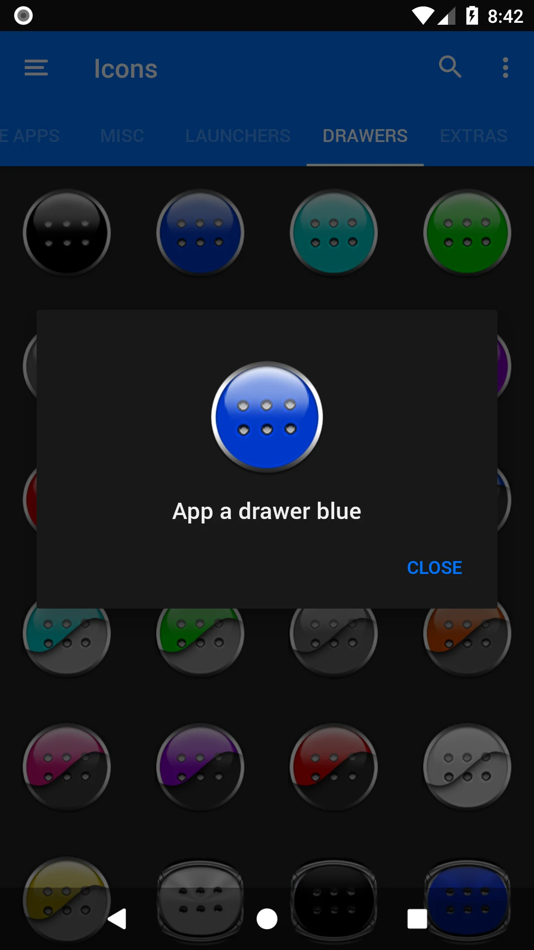 Blue Icon Pack screenshot