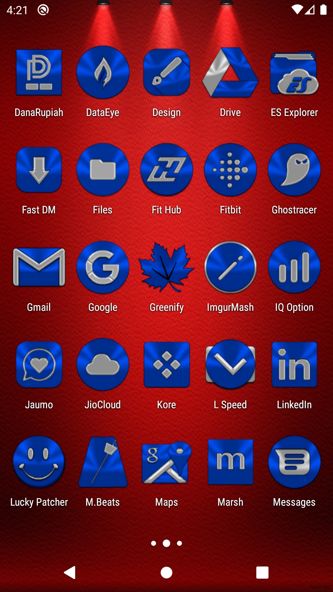 Blue Icon Pack screenshot